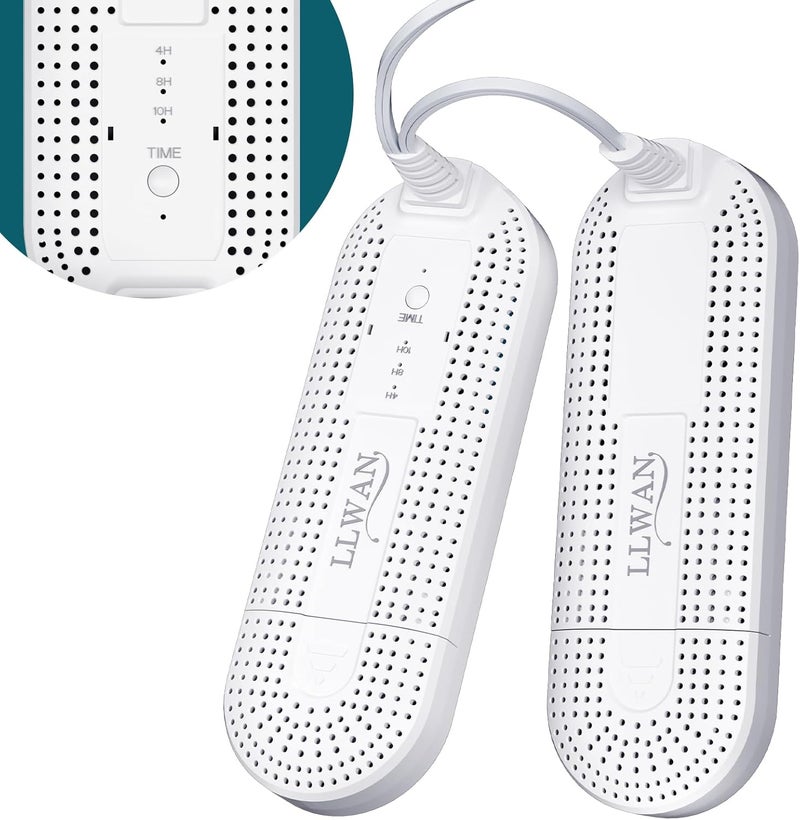 LLWAN Electric Shoe Dryer, Ski Boots Dryer, Shoe & Boot Warmer for Sweaty Sneakers Trainer Shoes with 4/8/10 Hours Timer - Image 1